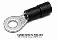 CONECTOR OJO AISLADO - 14-12 AWG negra 5/16" 8 mm
