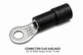 CONECTOR OJO AISLADO - 14-12 AWG negro 5/32" 4 mm