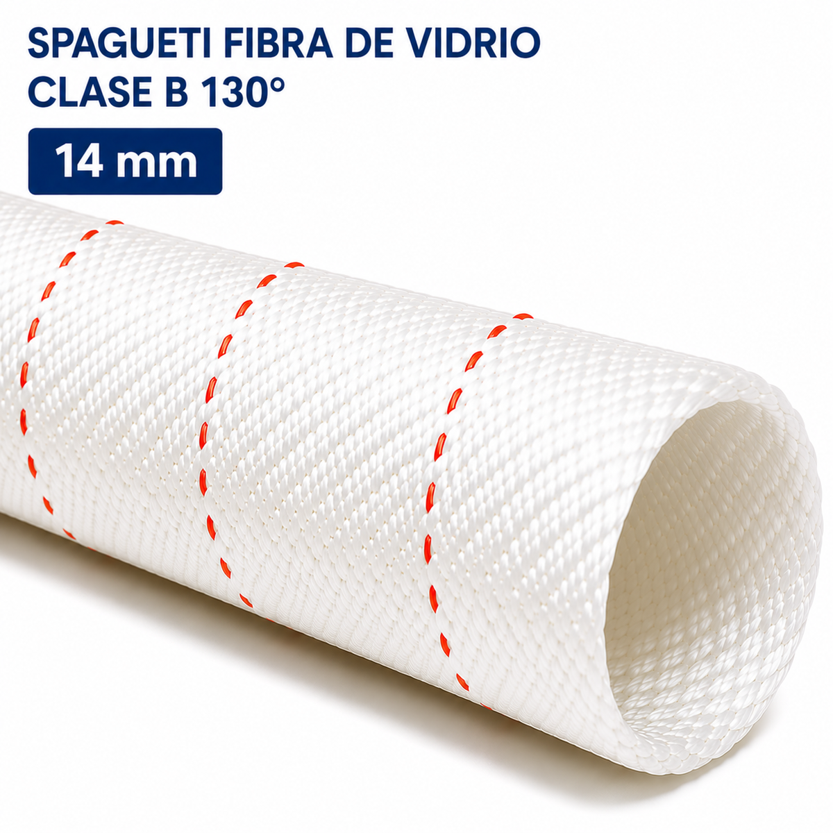 SPAGUETI FIBRA DE VIDRIO CLASE B 130° - 14mm