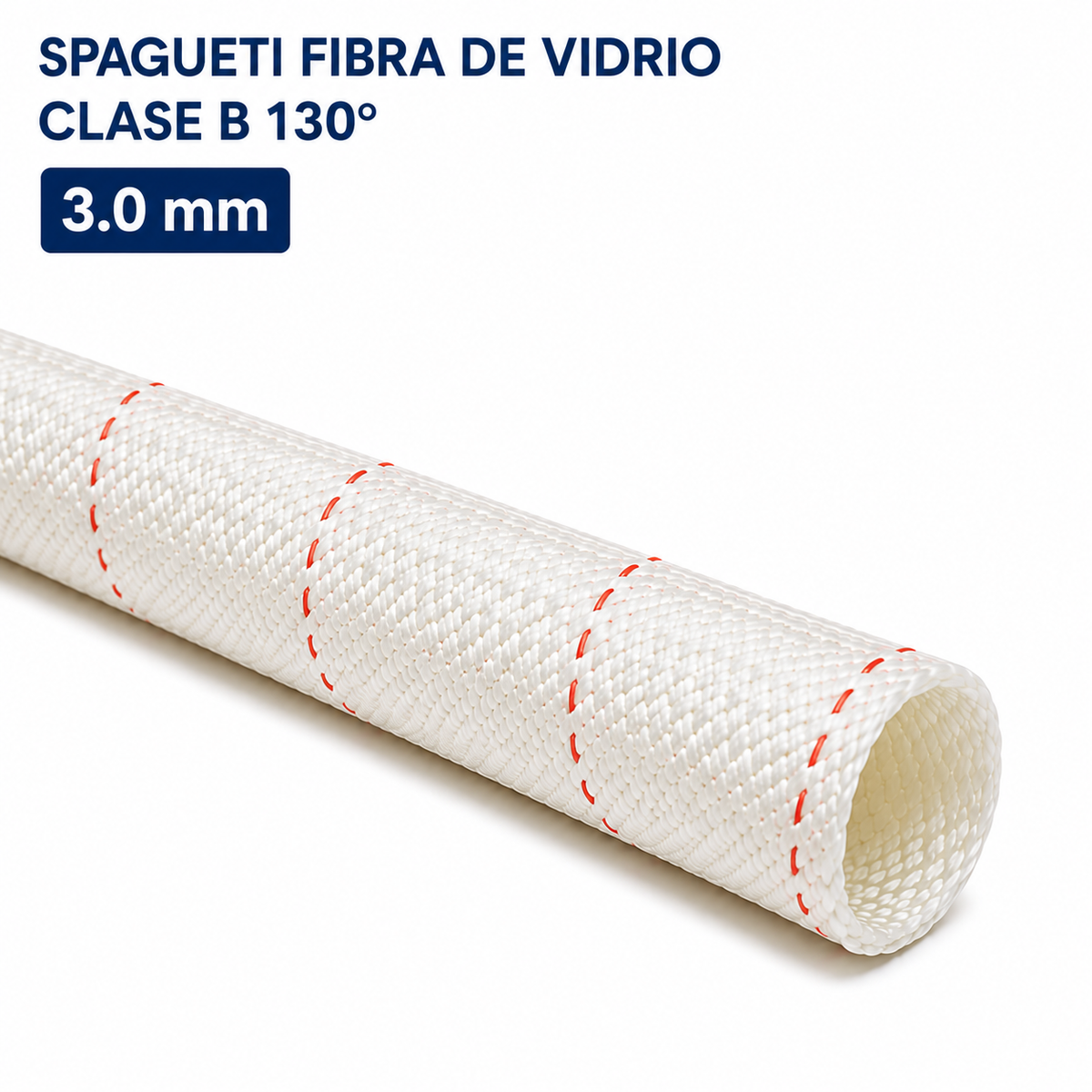 SPAGUETI FIBRA DE VIDRIO CLASE B 130° - 3mm