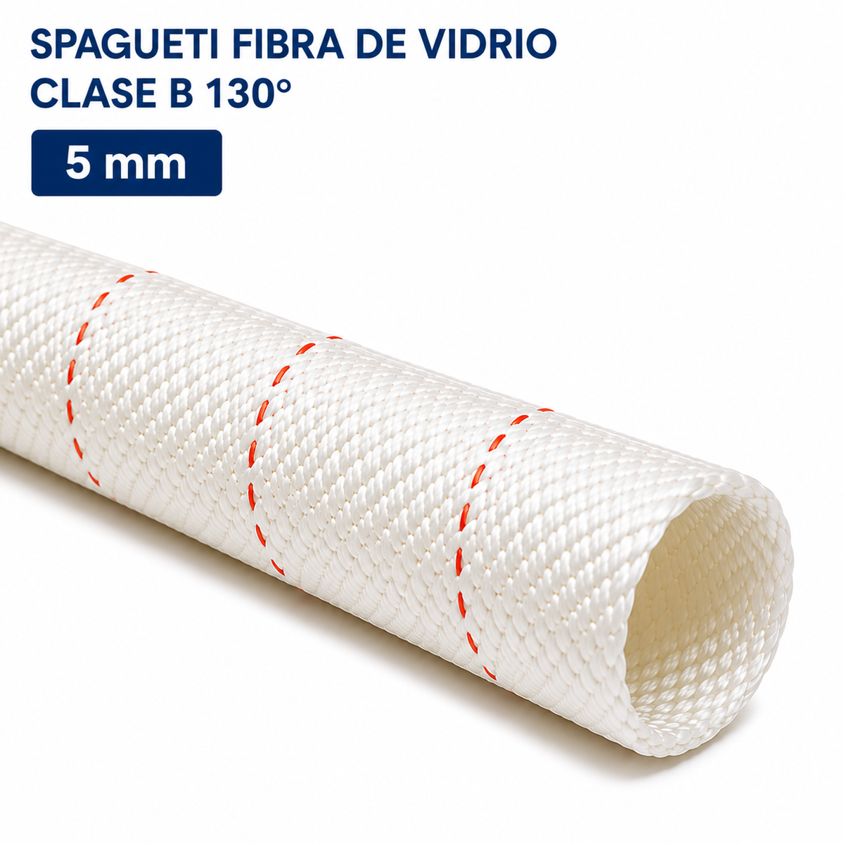 SPAGUETI FIBRA DE VIDRIO CLASE B 130° - 5mm