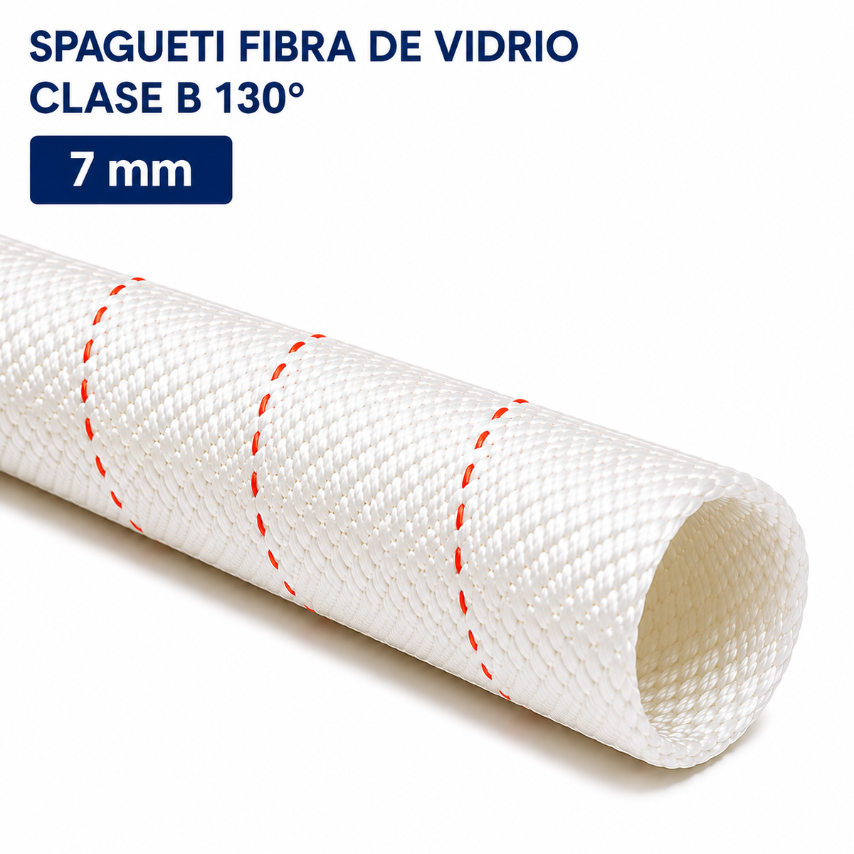 SPAGUETI FIBRA DE VIDRIO CLASE B 130° - 7mm