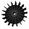 VENTILADOR PLANO MOTOR DE 1/4 HP - EJE 9 mm DIAMETRO EXTERNO 120mm